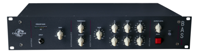 真空管Bass Preamp BAS1 Bass Channel - Caveman Audio